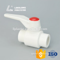 High pressure plastic ball valve